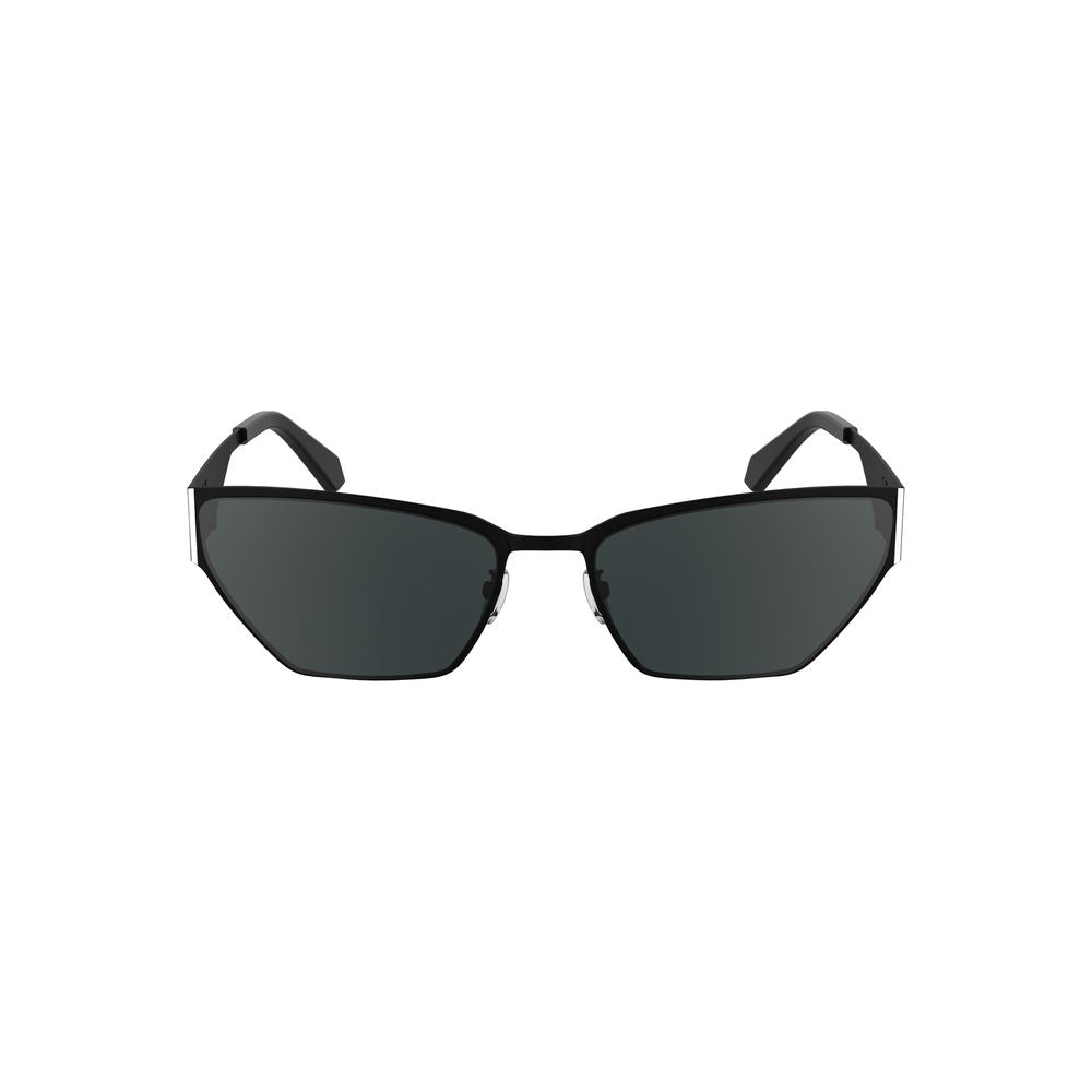 Calvin Klein Damen Sonnenbrille in Schwarz aus Metall