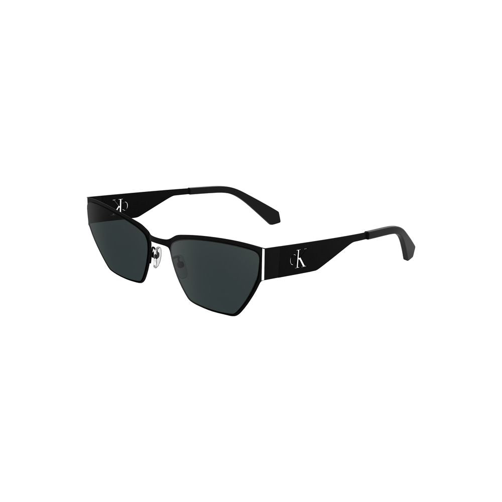 Calvin Klein Damen Sonnenbrille in Schwarz aus Metall