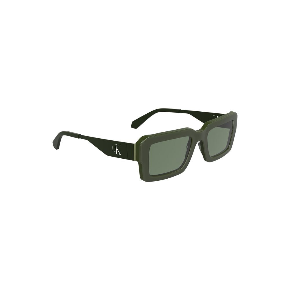 Calvin Klein – Grüne Acetat-Sonnenbrille für Damen