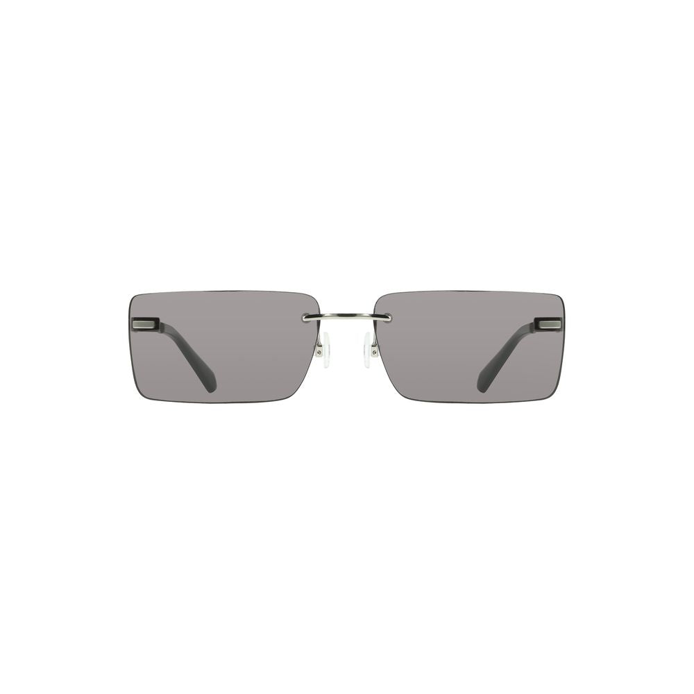 Calvin Klein Damen Sonnenbrille in Schwarz aus Metall