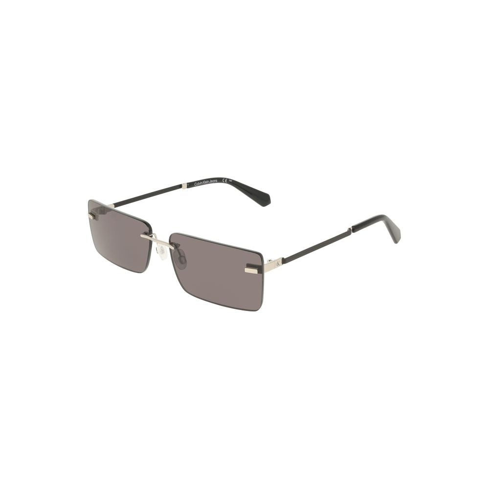 Calvin Klein Damen Sonnenbrille in Schwarz aus Metall