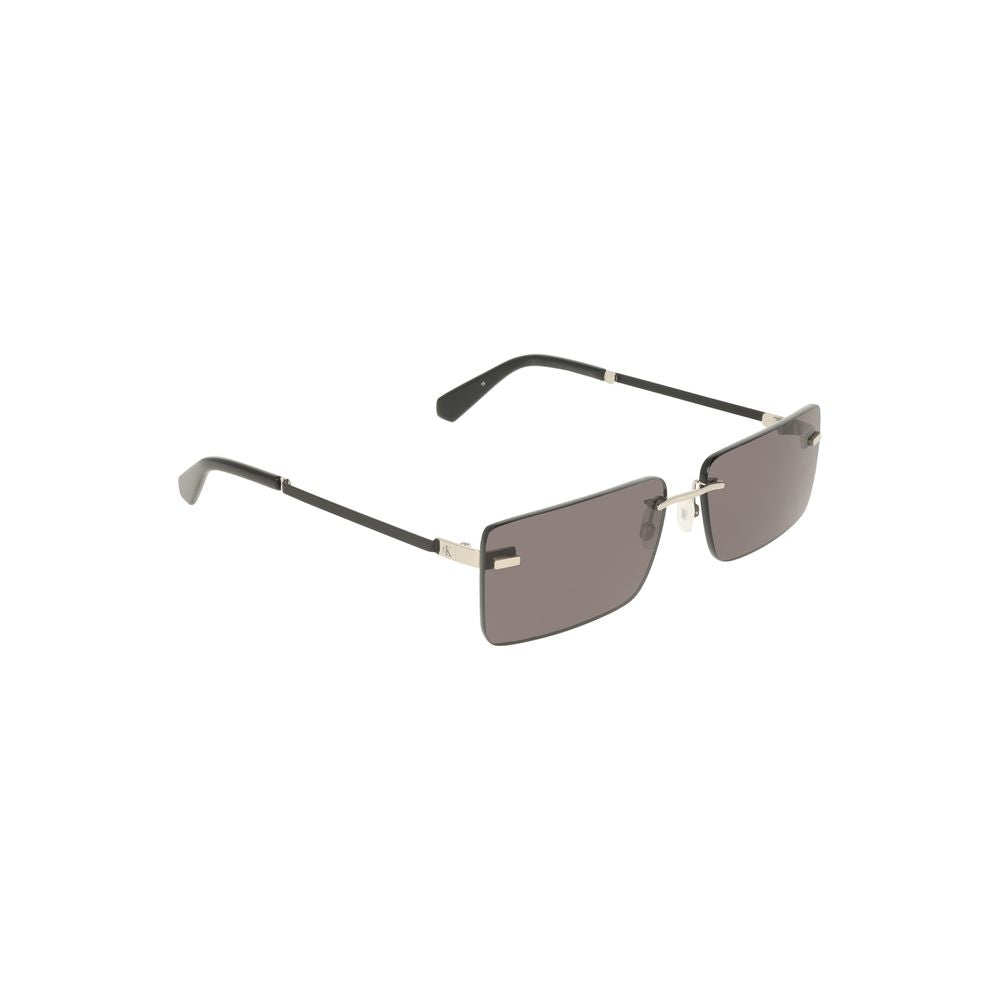 Calvin Klein Damen Sonnenbrille in Schwarz aus Metall