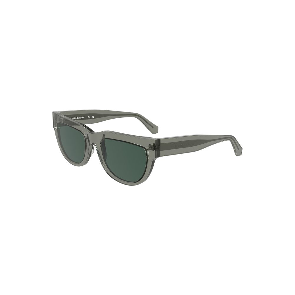 Calvin Klein Graue Acetat-Sonnenbrille für Damen