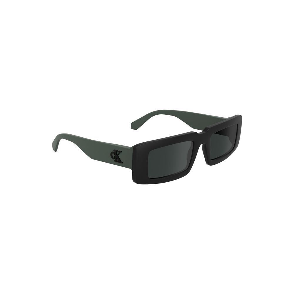 Calvin Klein – Schwarze Sonnenbrille aus biobasiertem Stoff