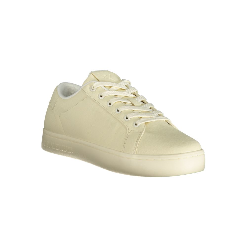 Calvin Klein Herren-Sneaker aus Polyester, weiß