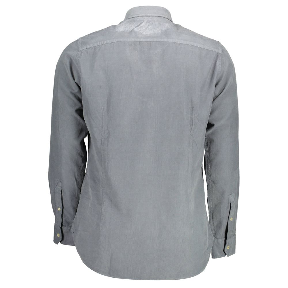 US POLO ASSN. Blue Cotton Men Shirt