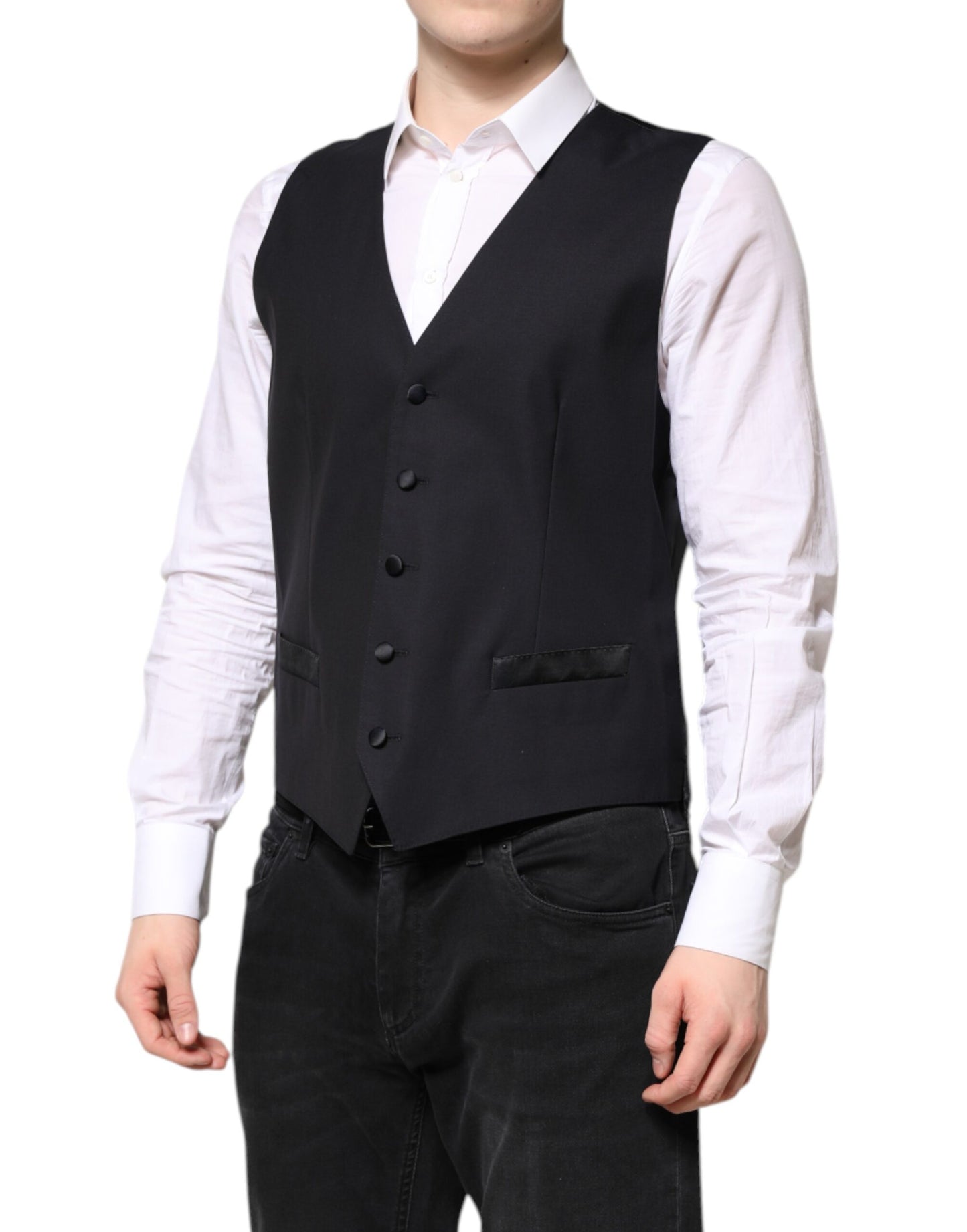 Dolce & Gabbana – Dunkelblauer MARTINI-Wollanzug, 2-teilige Jacke