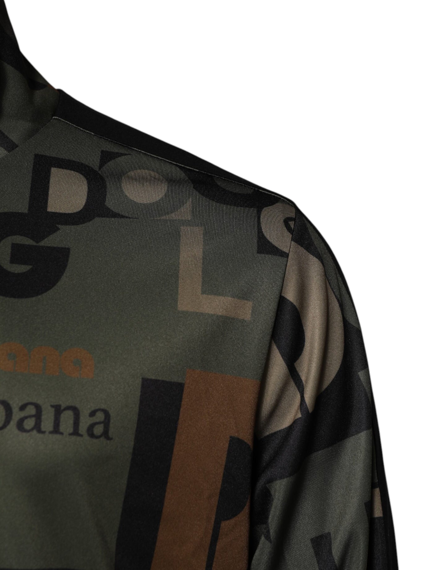Dolce & Gabbana – Bomberpullover mit durchgehendem Reißverschluss und mehrfarbigem Logo für Herren