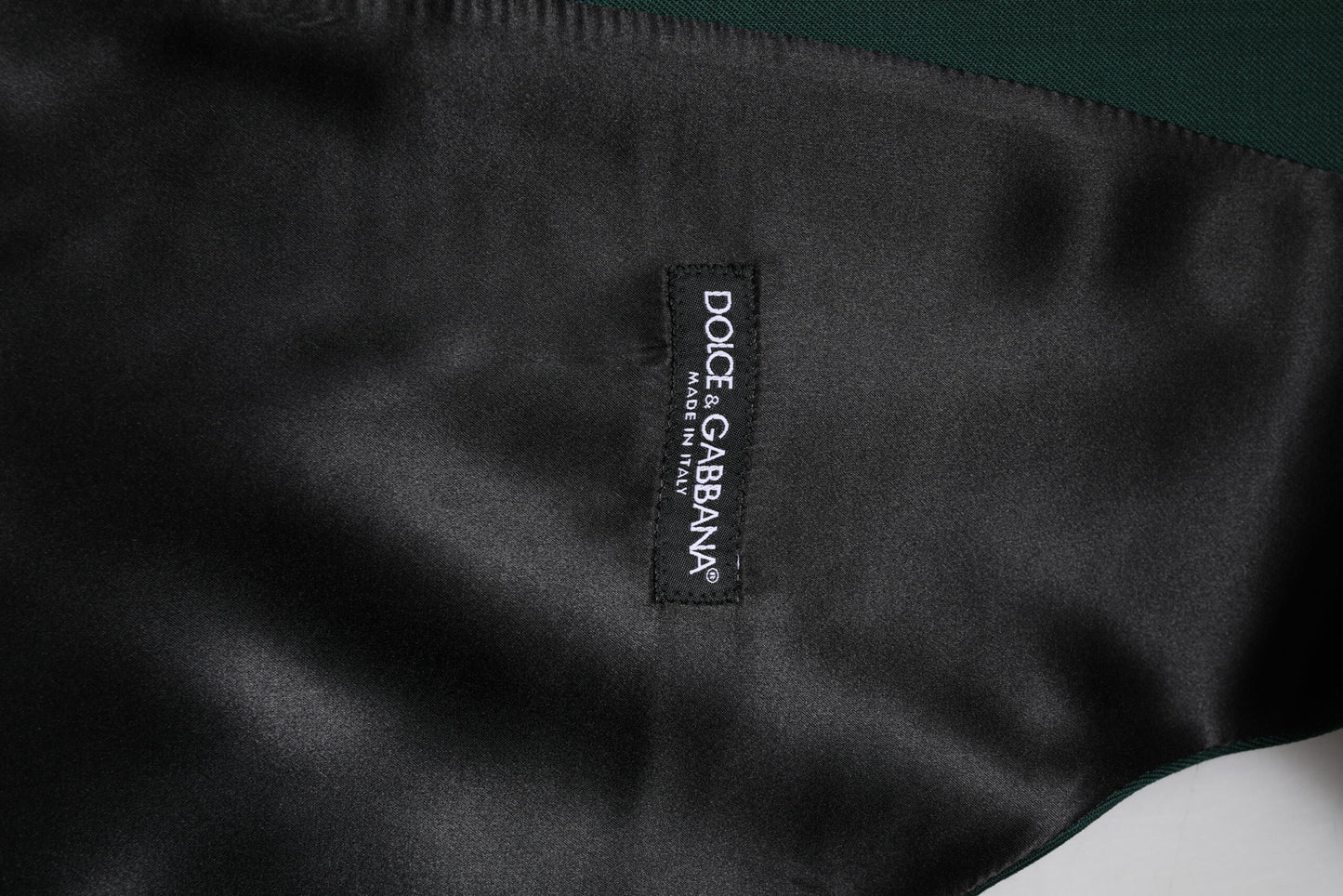 Dolce & Gabbana Grüne Wollweste für formelle Herren