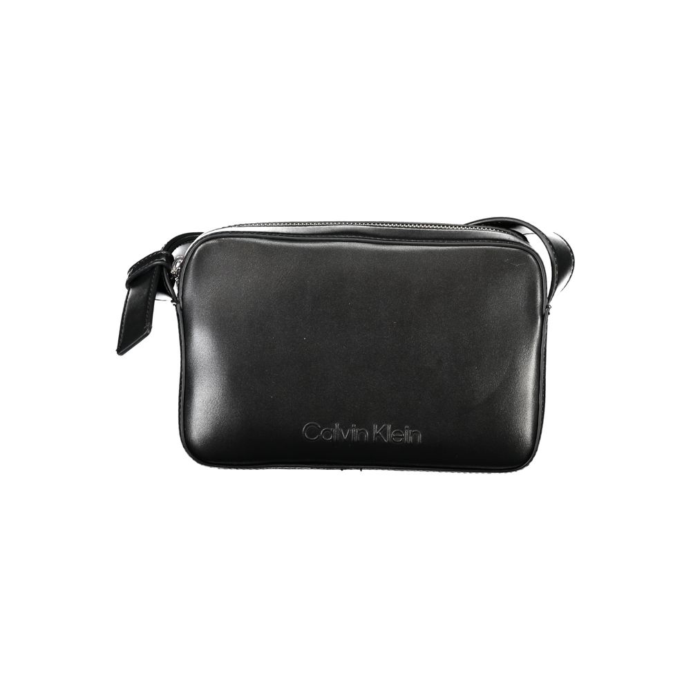 Calvin Klein Schwarze Polyester-Damenhandtasche