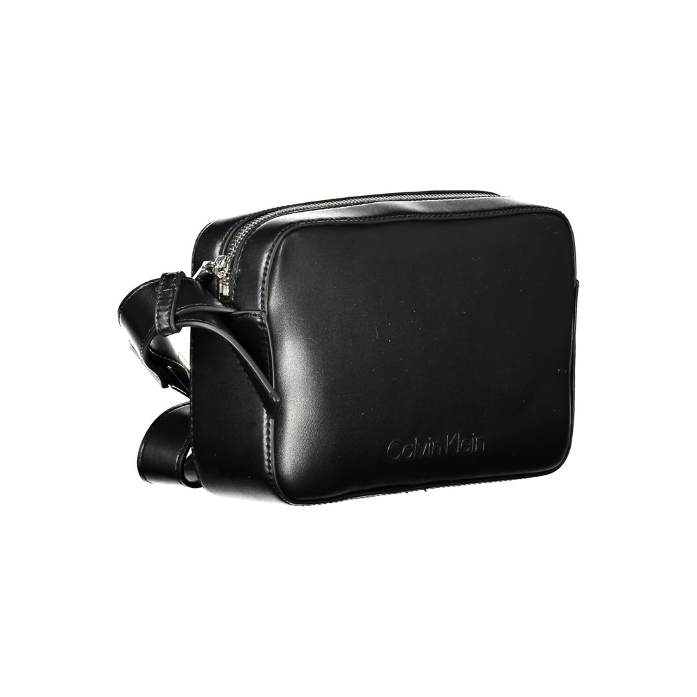 Calvin Klein Schwarze Polyester-Damenhandtasche