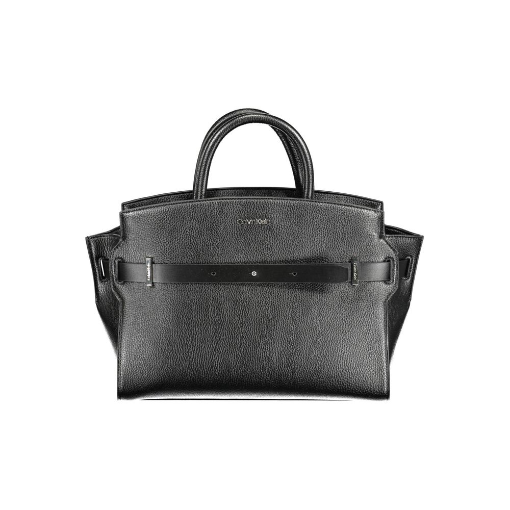 Calvin Klein Damenhandtasche aus Polyethylen, Schwarz