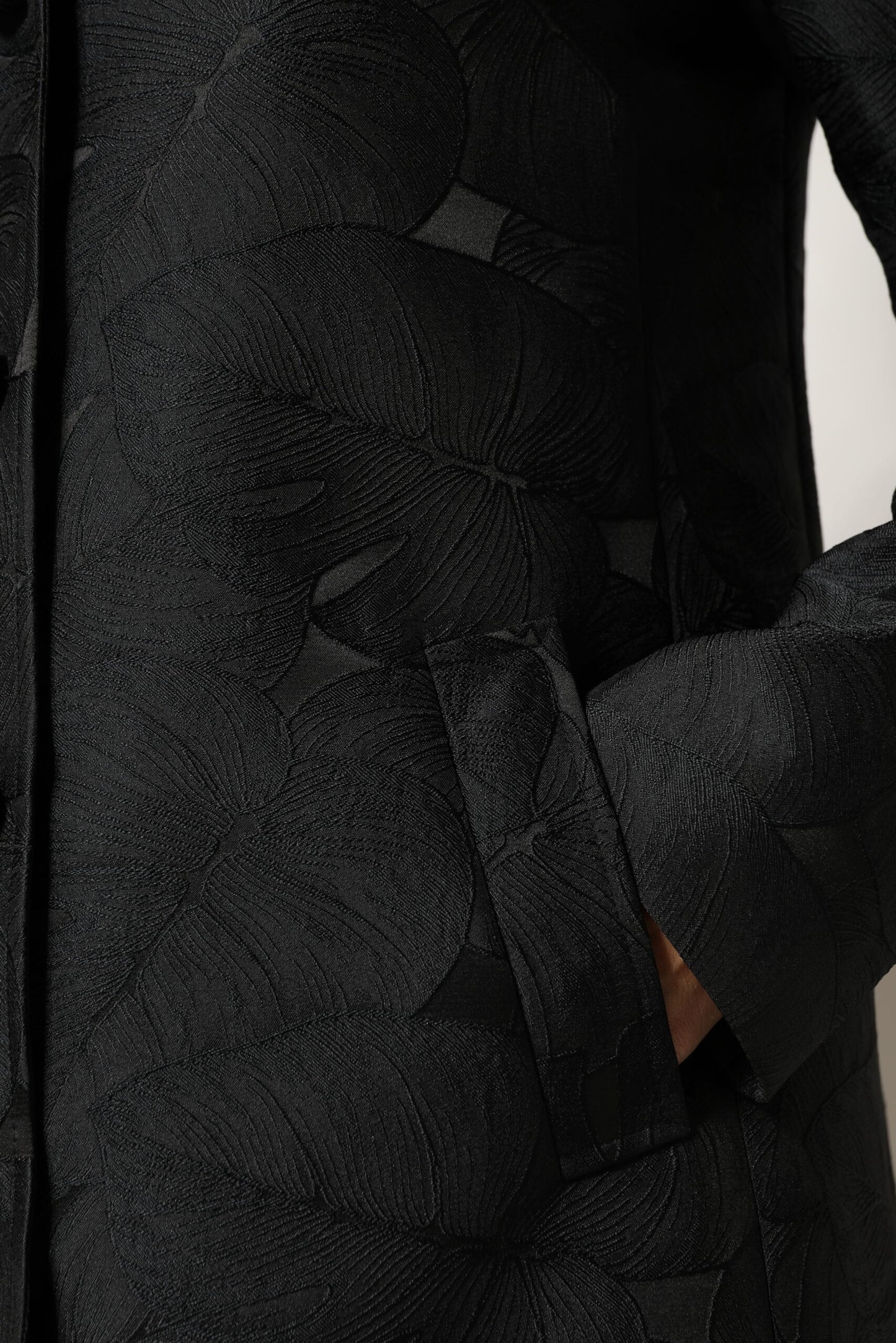 Dolce & Gabbana – Schwarze, einreihige Trenchcoat-Jacke
