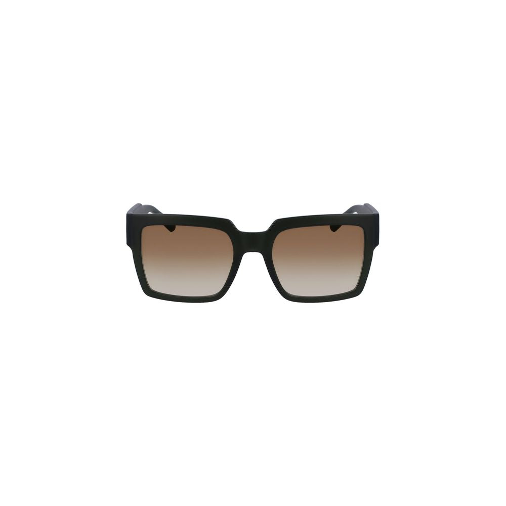 Calvin Klein Braune Kunststoff-Sonnenbrille für Damen