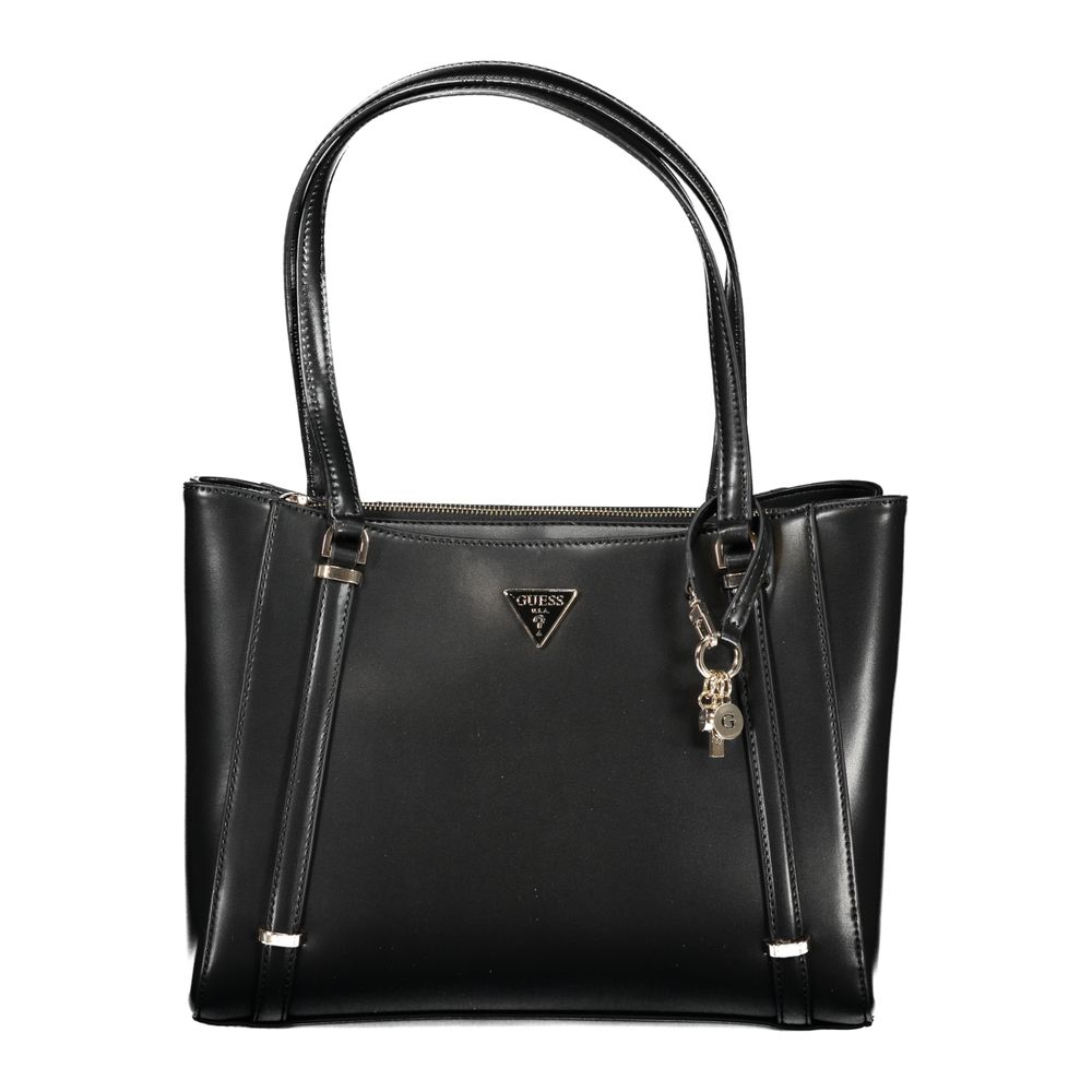 Guess Jeans – Schwarze Polyethylen-Handtasche