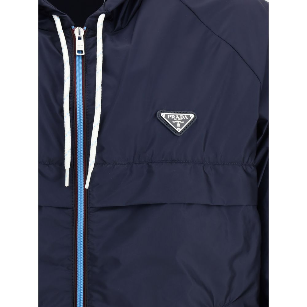 Prada Wasserdichte Kapuzenjacke