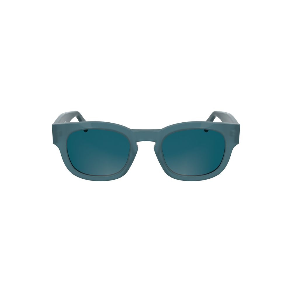 Calvin Klein – Blaue Acetat-Sonnenbrille für Damen