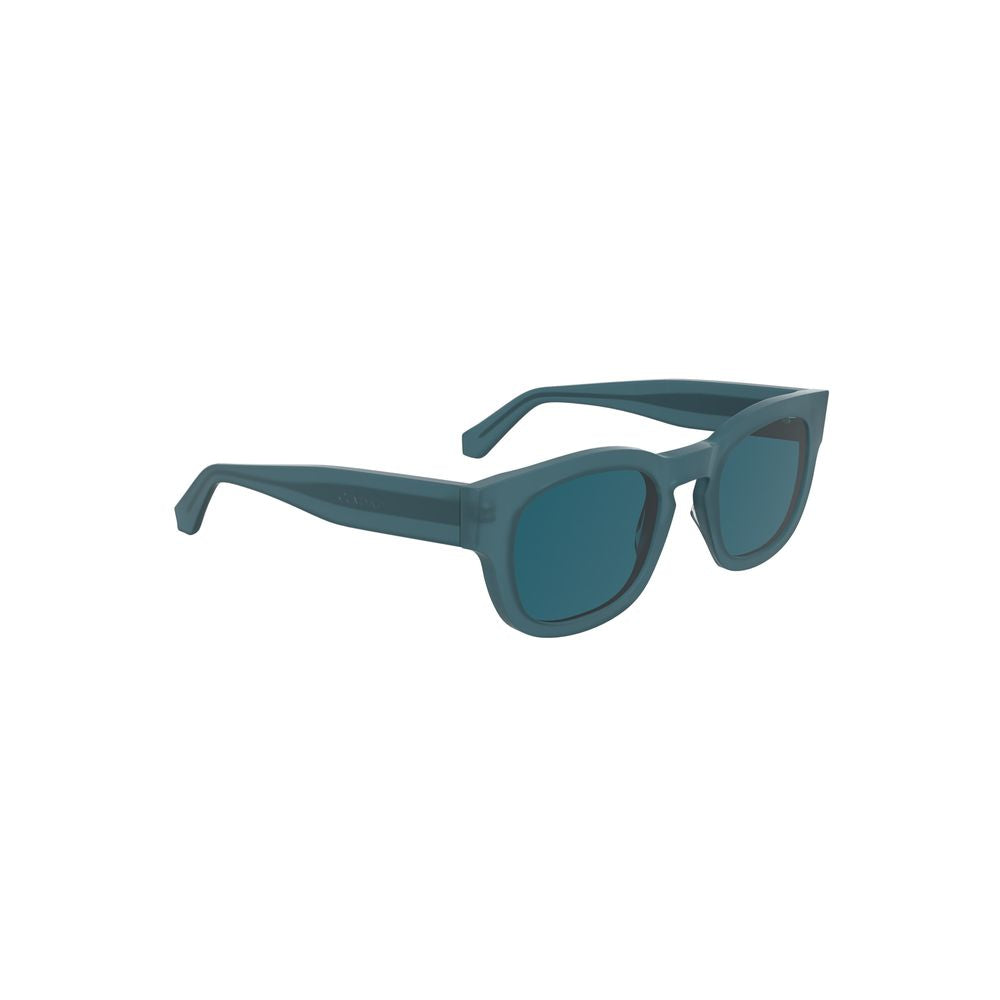 Calvin Klein – Blaue Acetat-Sonnenbrille für Damen
