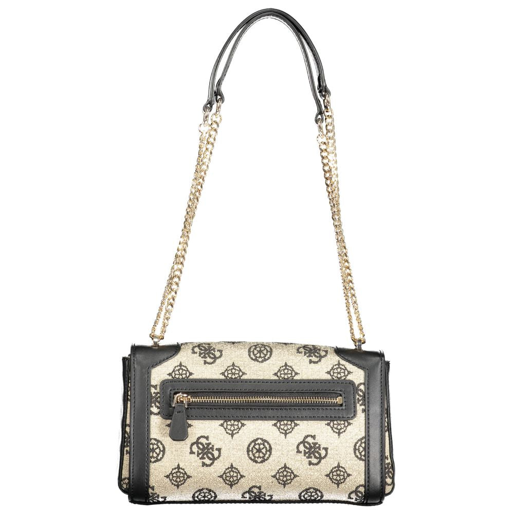 Guess Jeans – Schwarze Baumwollhandtasche