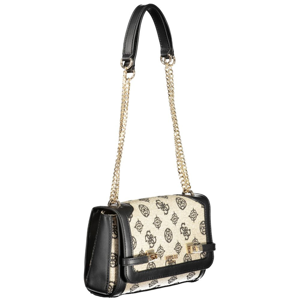 Guess Jeans – Schwarze Baumwollhandtasche