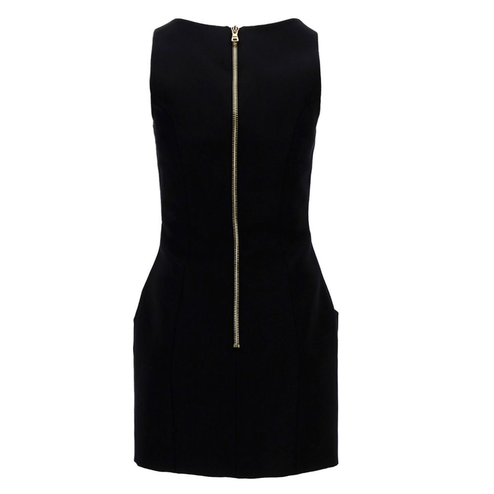 Balmain Schwarzes Wollkleid für Damen