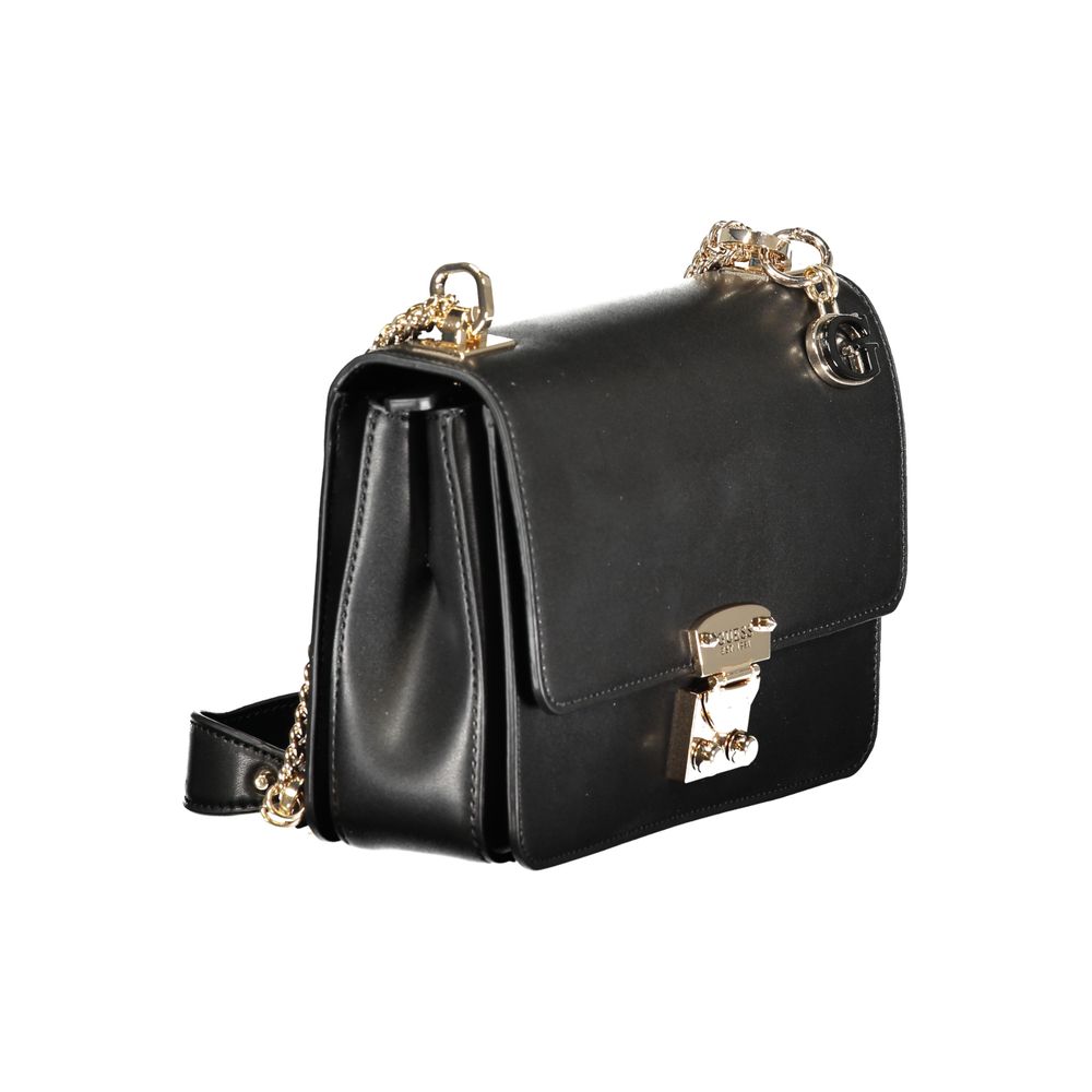 Guess Jeans – Schwarze Polyethylen-Handtasche