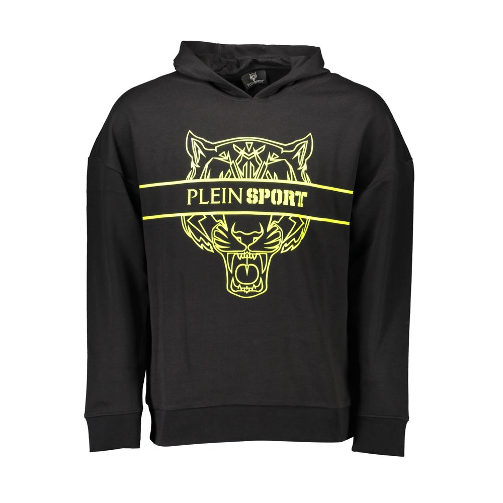 Plein Sport Schwarzer Baumwollpullover für Herren