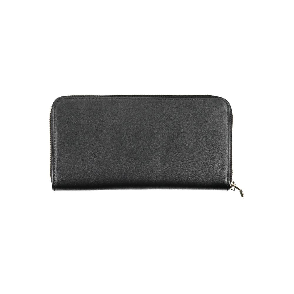 Calvin Klein – Schwarze Polyethylen-Geldbörse für Damen