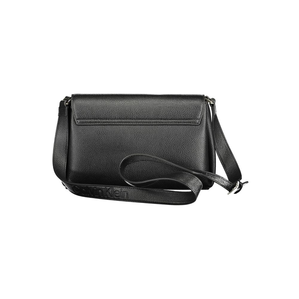 Calvin Klein Schwarze Polyester-Damenhandtasche