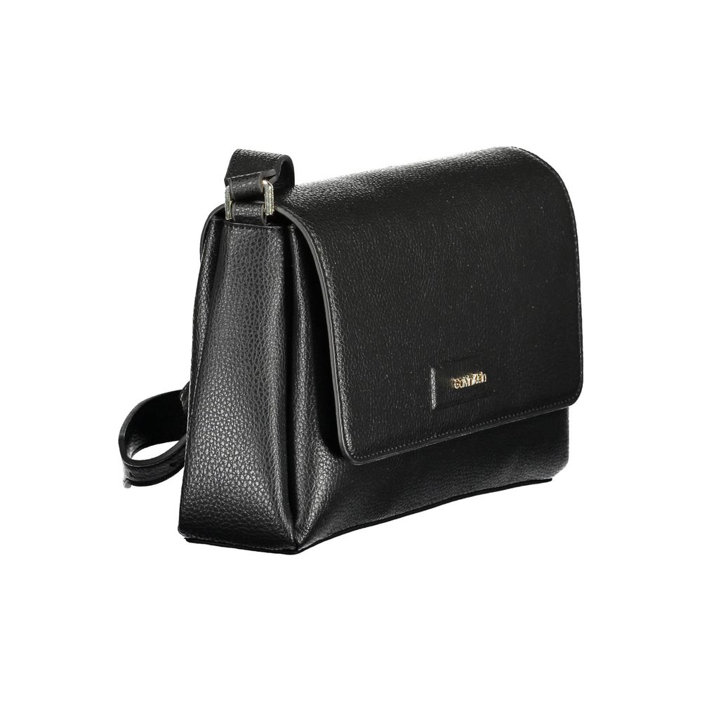 Calvin Klein Schwarze Polyester-Damenhandtasche