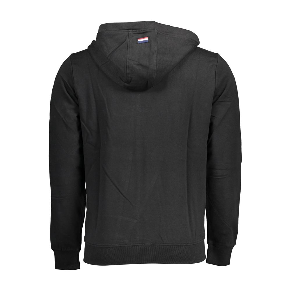 US POLO ASSN. Schwarzer Baumwollpullover für Herren