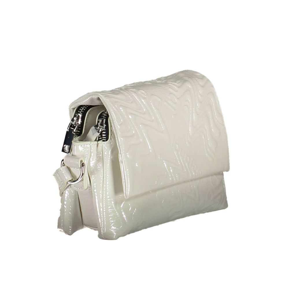 Desigual Weiße Polyethylen Damen Handtasche