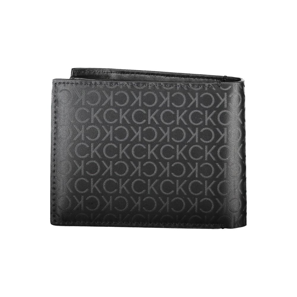 Calvin Klein Herren-Geldbörse aus Polyester, Schwarz