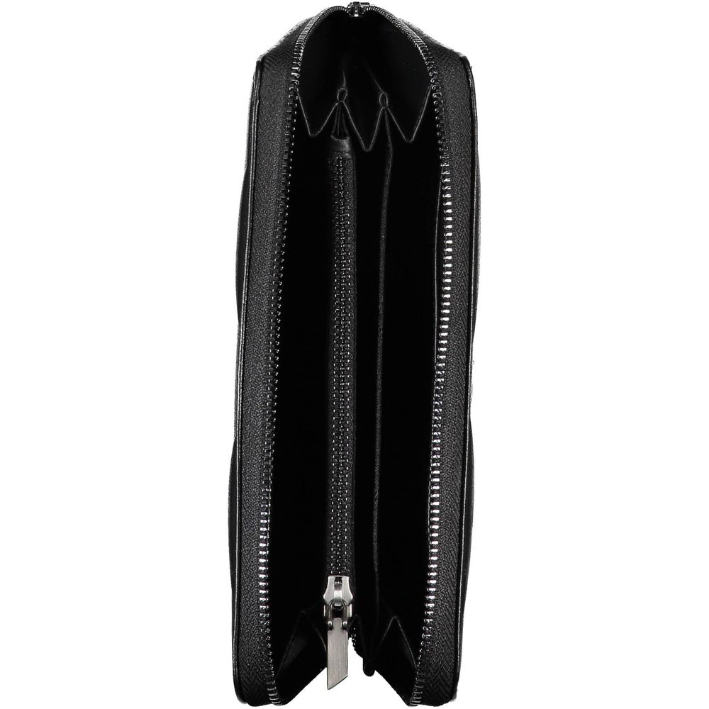 Calvin Klein – Elegante schwarze RFID-blockierende Geldbörse mit Logo