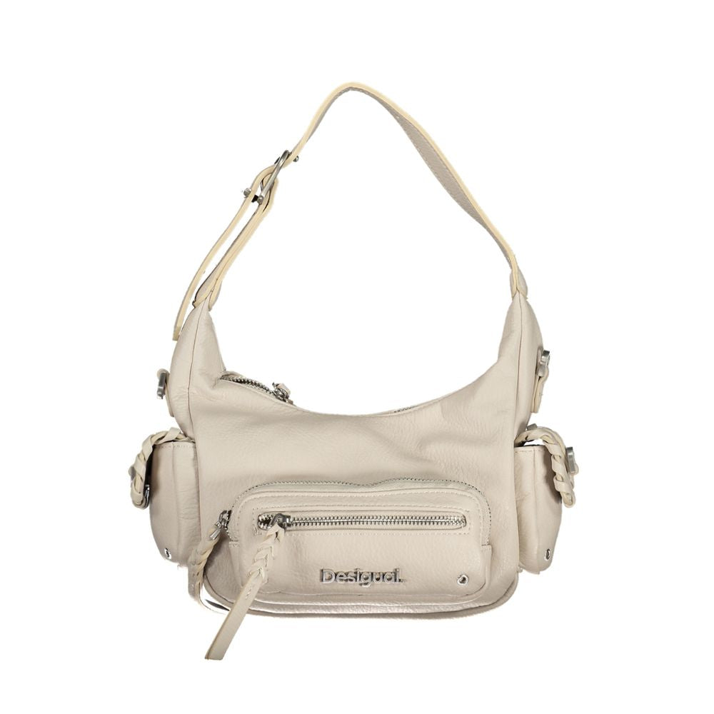 Desigual – Weiße Handtasche aus Polyethylen
