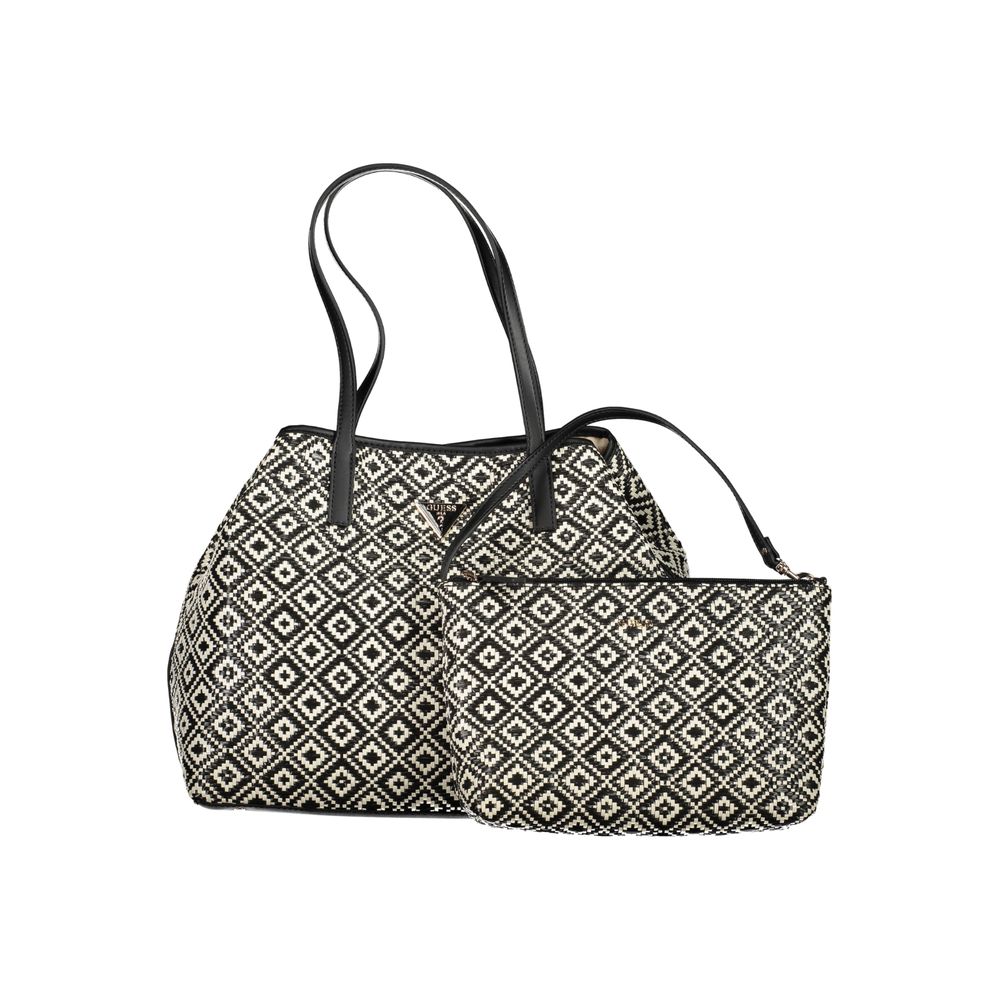 Guess Jeans – Schwarze Polyethylen-Handtasche
