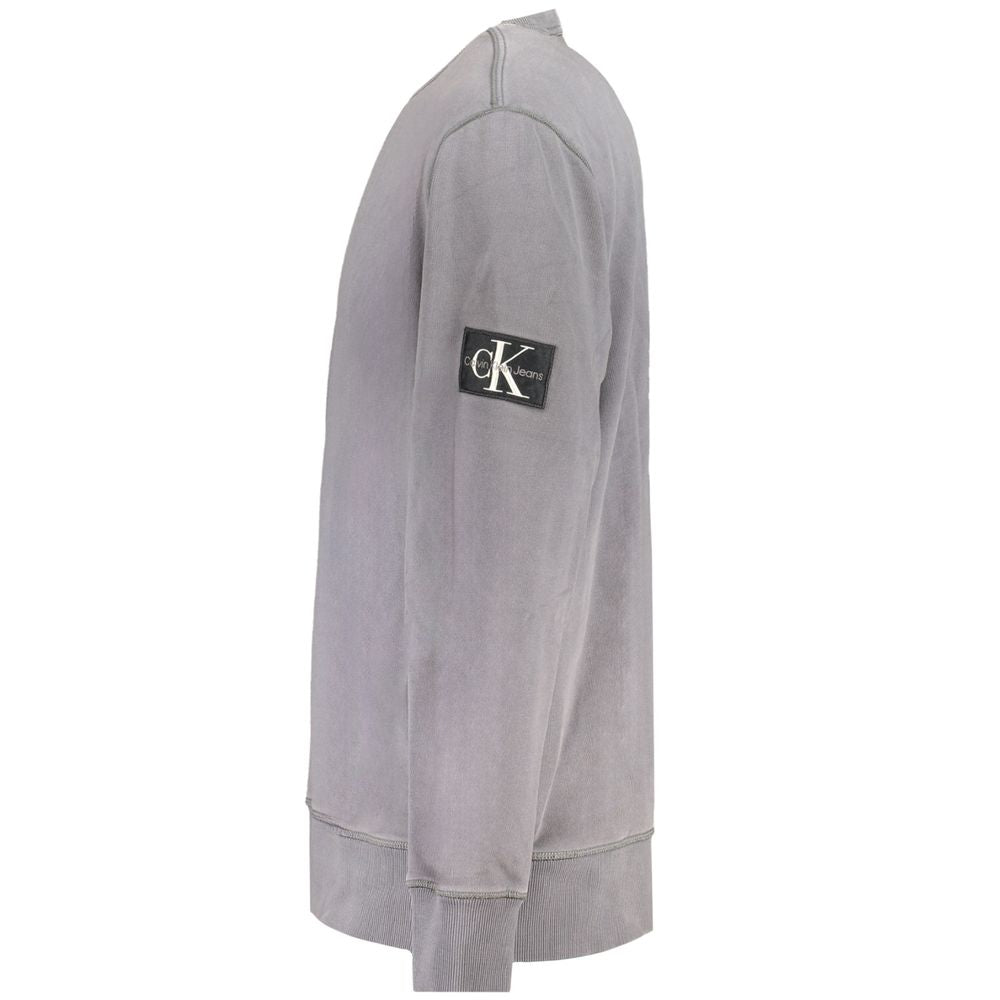 Calvin Klein Brauner Baumwollpullover für Herren