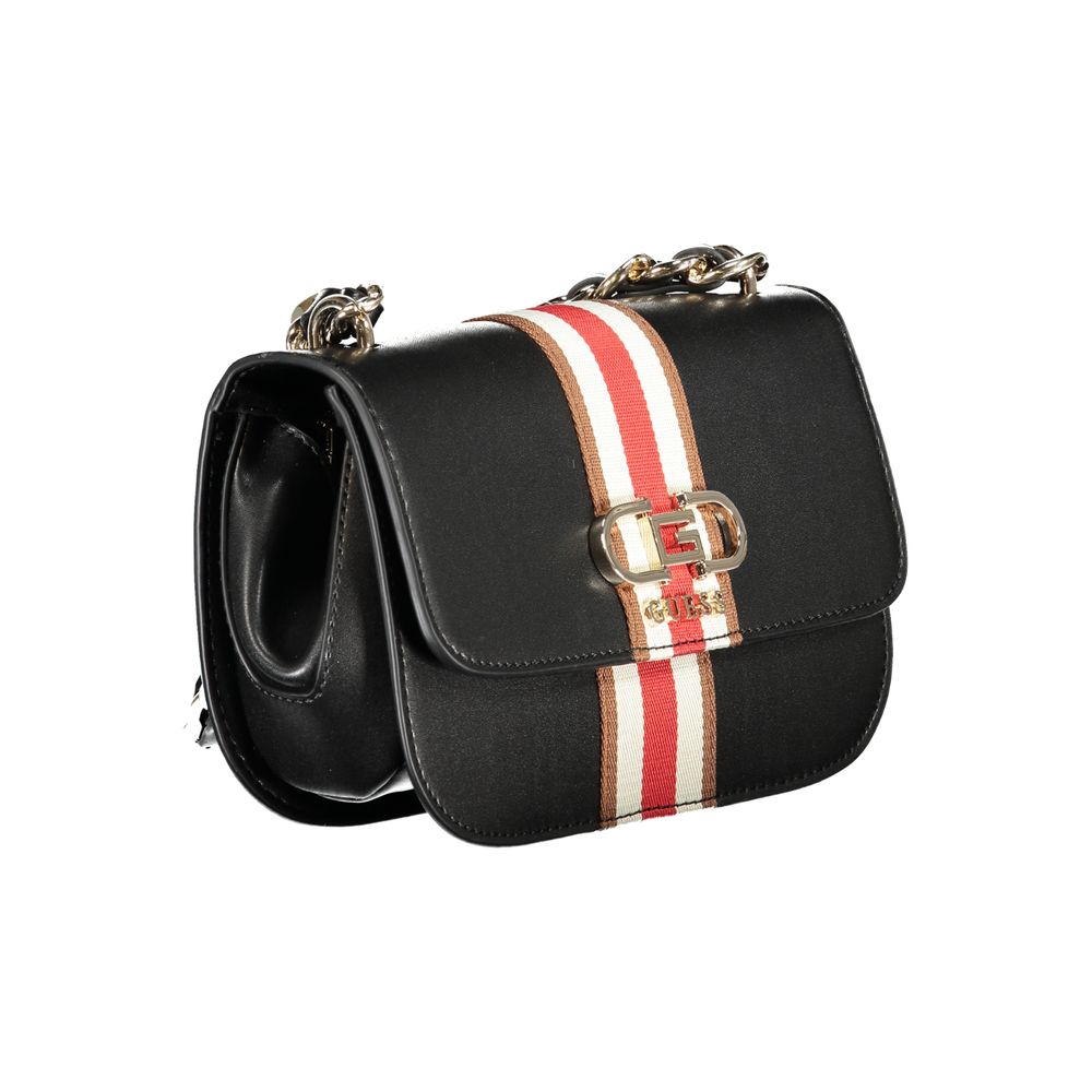 Guess Jeans – Schwarze Polyethylen-Handtasche