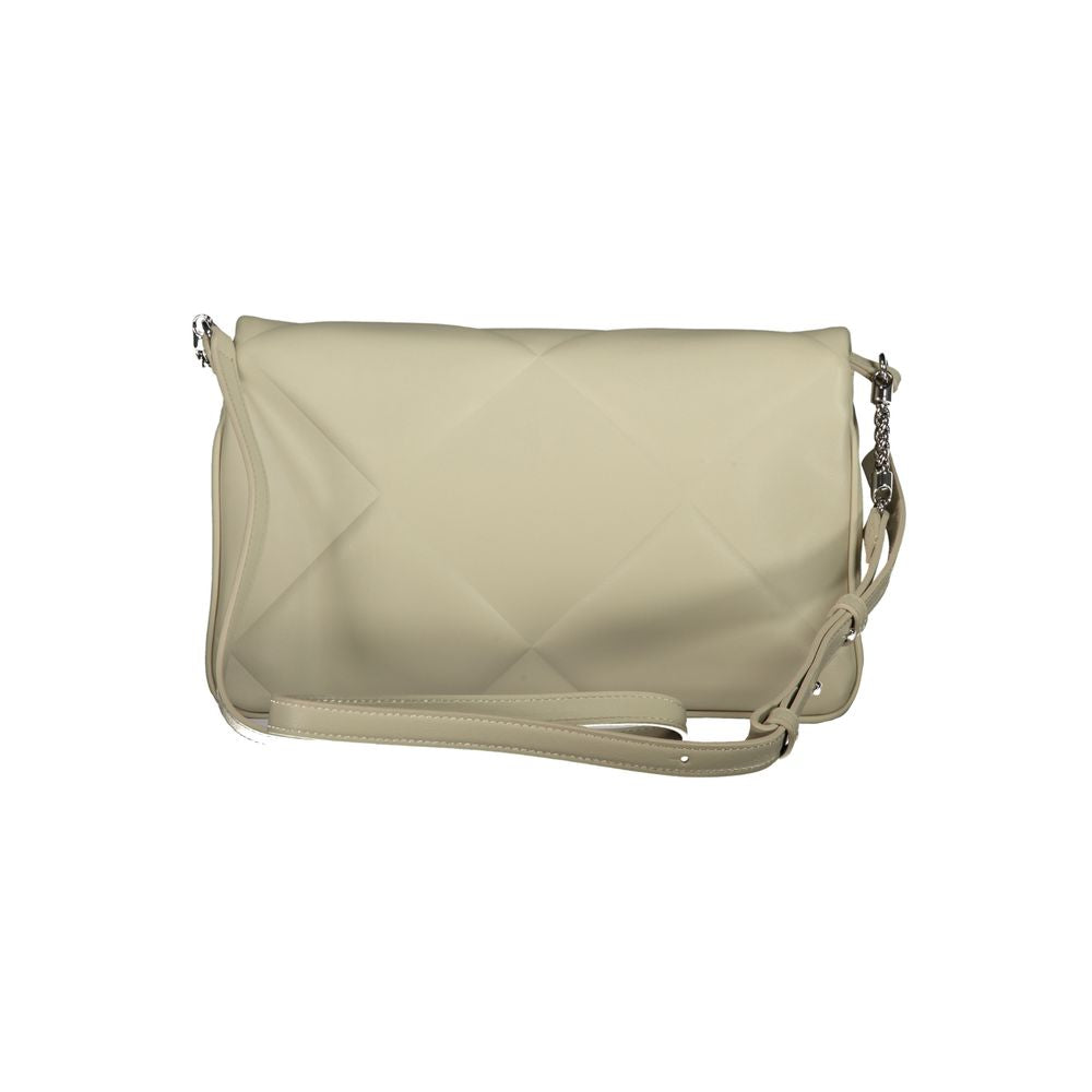 Calvin Klein Beige Baumwollhandtasche