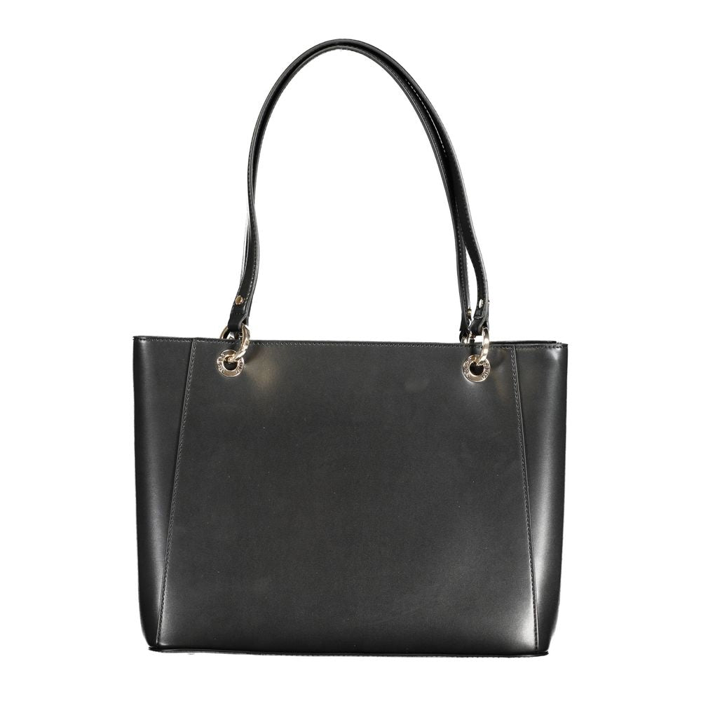 Guess Jeans – Schwarze Polyethylen-Handtasche