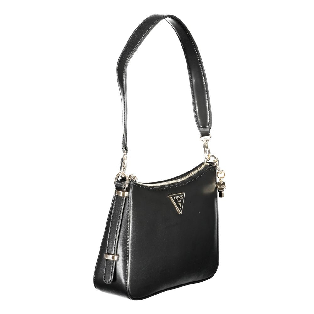 Guess Jeans Schwarze Polyethylen-Damenhandtasche