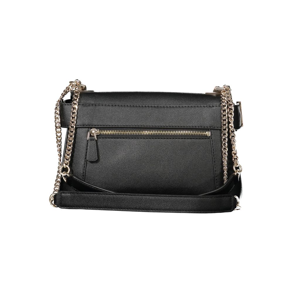 Guess Jeans Schwarze Polyethylen-Damenhandtasche