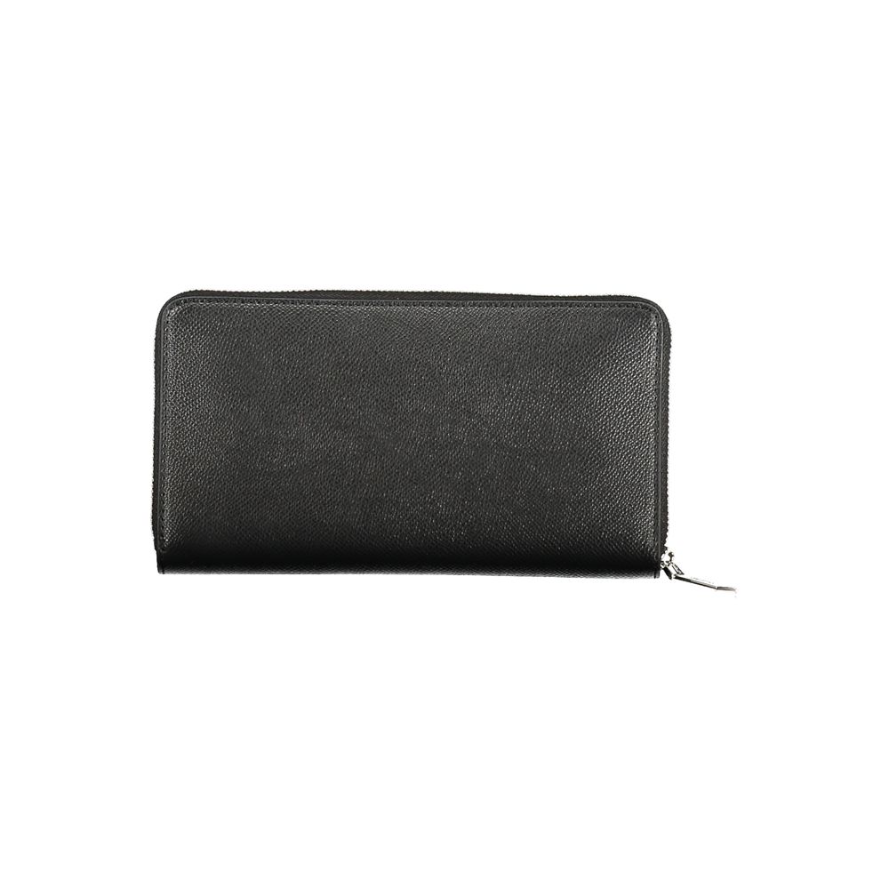 Calvin Klein – Schwarze Polyethylen-Geldbörse für Damen