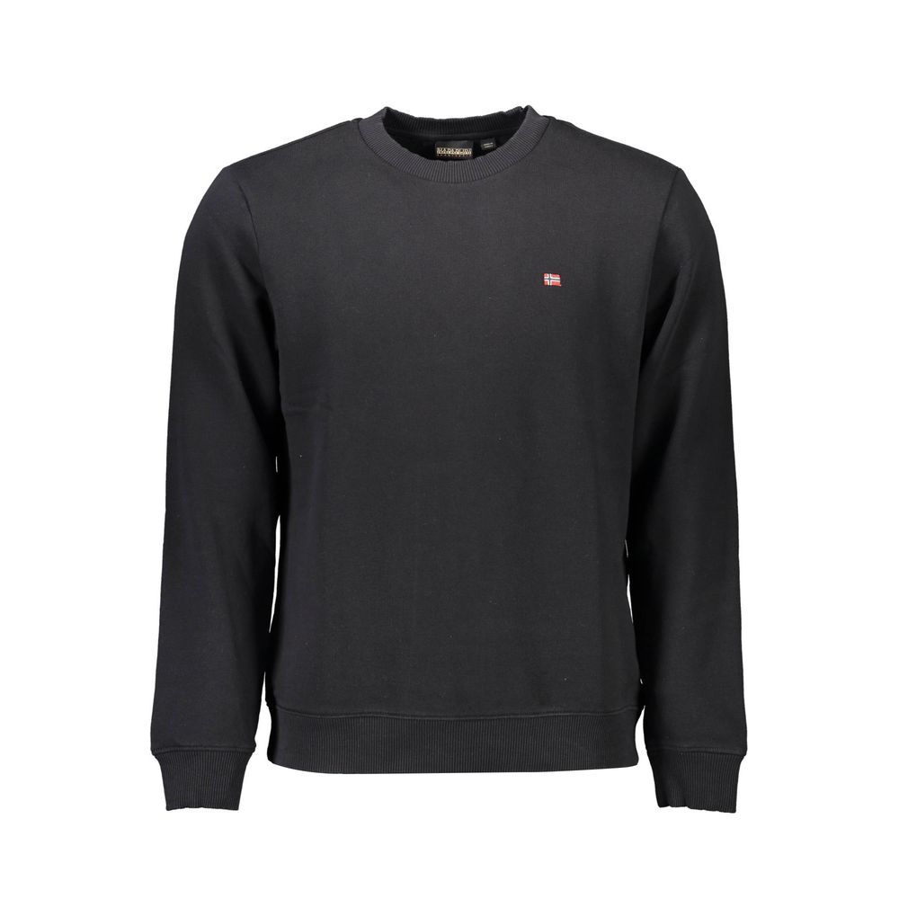 Napapijri Schwarzer Baumwollpullover für Herren
