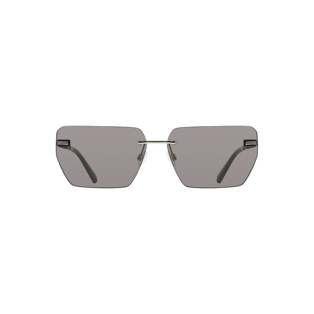 Calvin Klein Graue Metall Herren Sonnenbrille