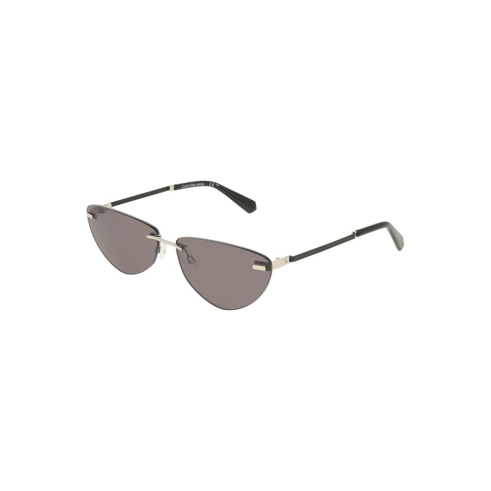 Calvin Klein Damen Sonnenbrille in Schwarz aus Metall