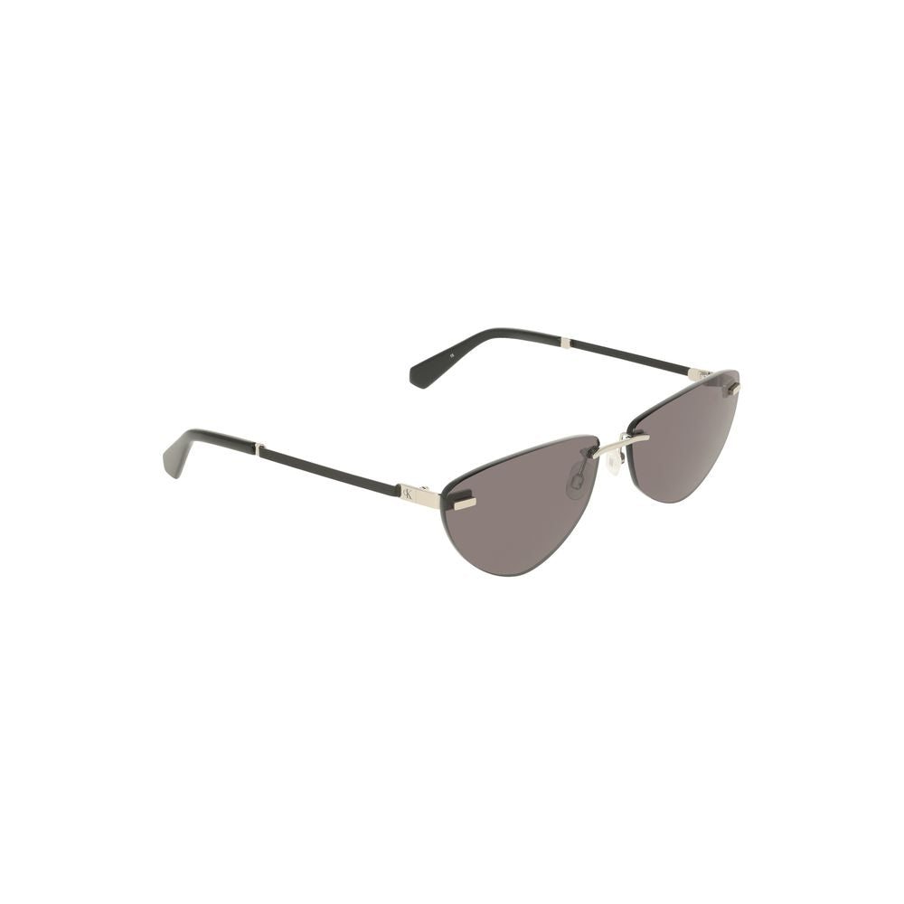 Calvin Klein Damen Sonnenbrille in Schwarz aus Metall
