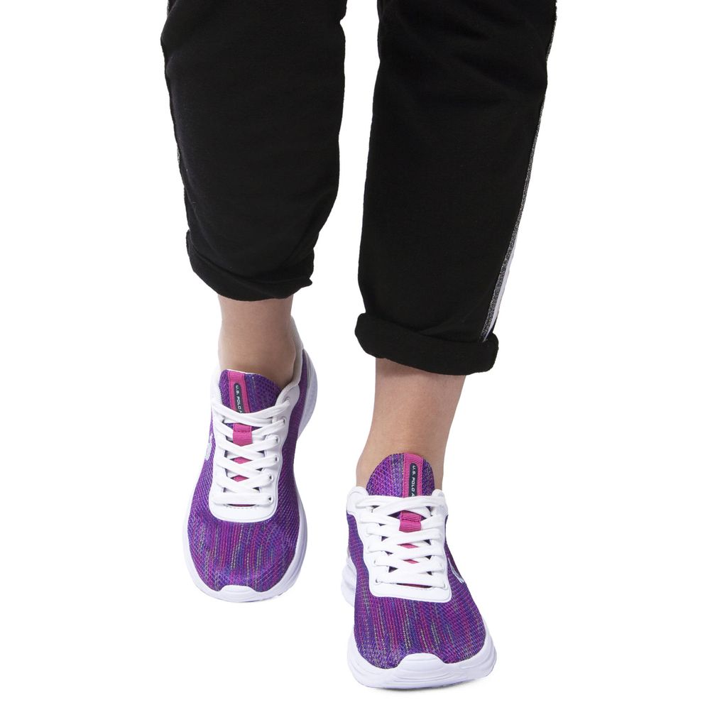 US POLO ASSN. Lila Polyester Damen Sneaker