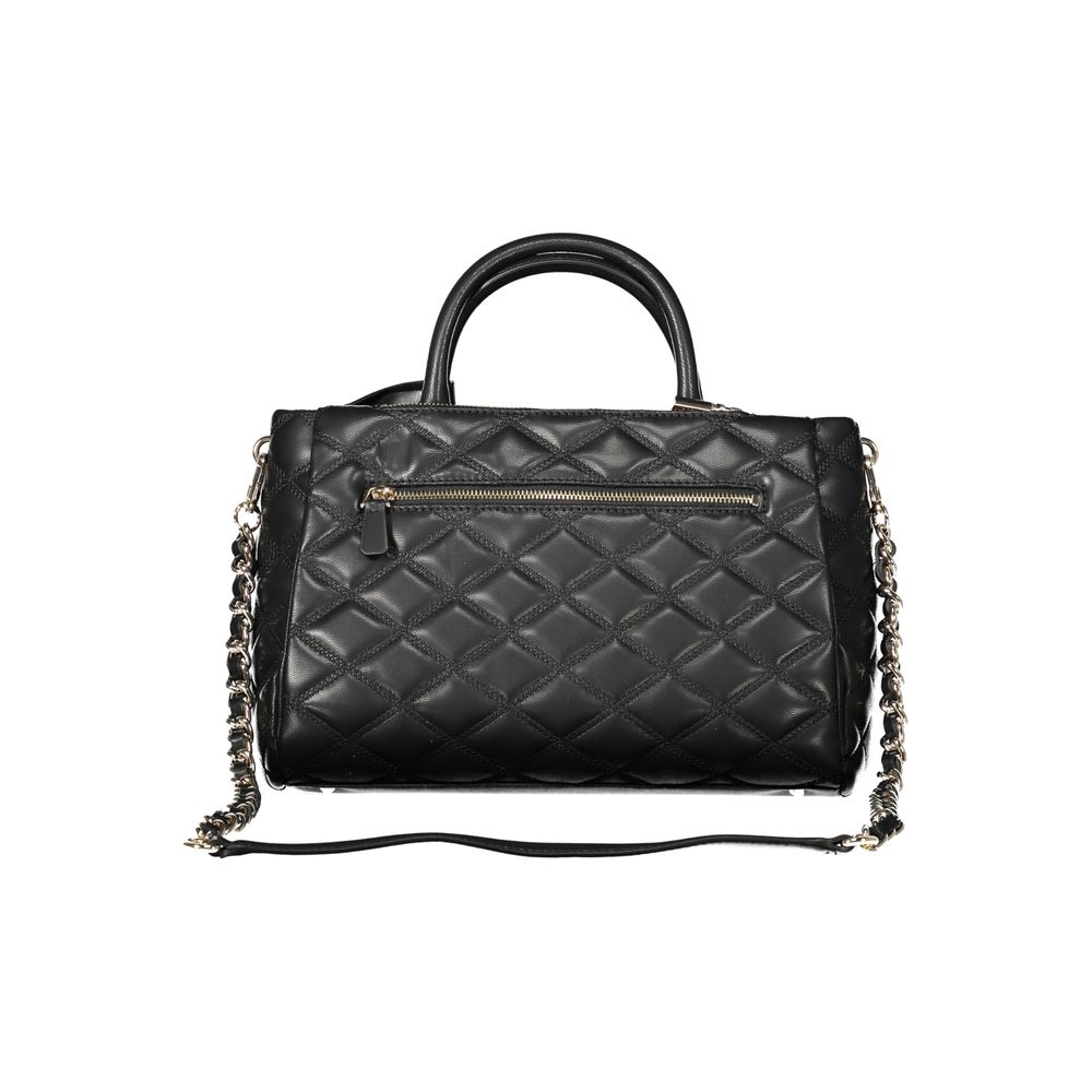 Guess Jeans Schwarze Polyethylen-Damenhandtasche