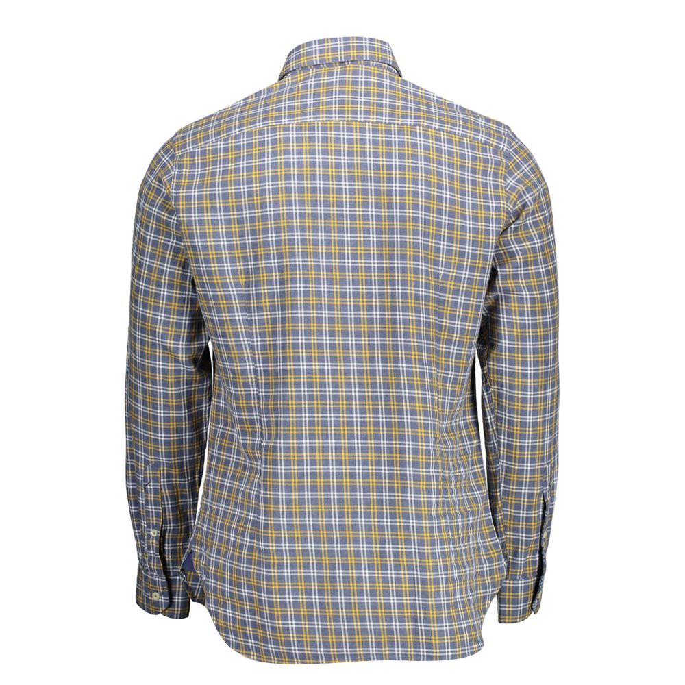 US POLO ASSN. Blue Cotton Men Shirt